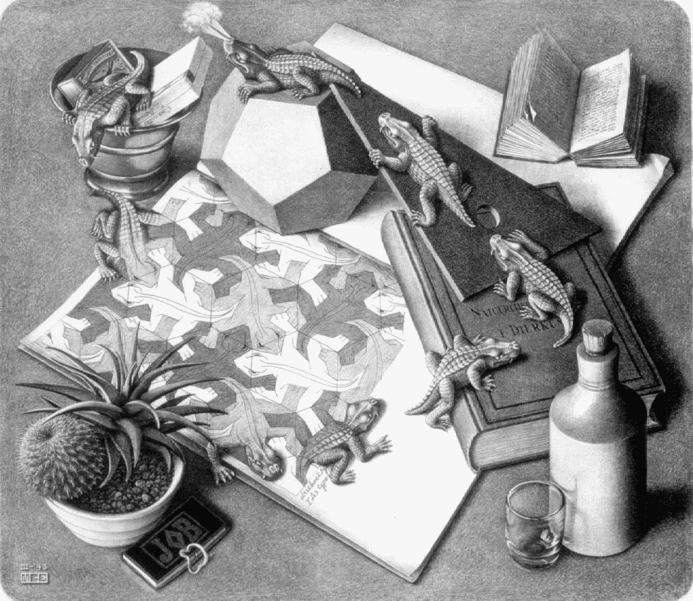 Escher: Hüllők